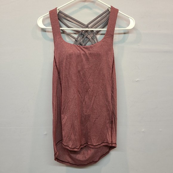 Lululemon Tank Top Womens 2 Dark Pink - Picture 6 of 6